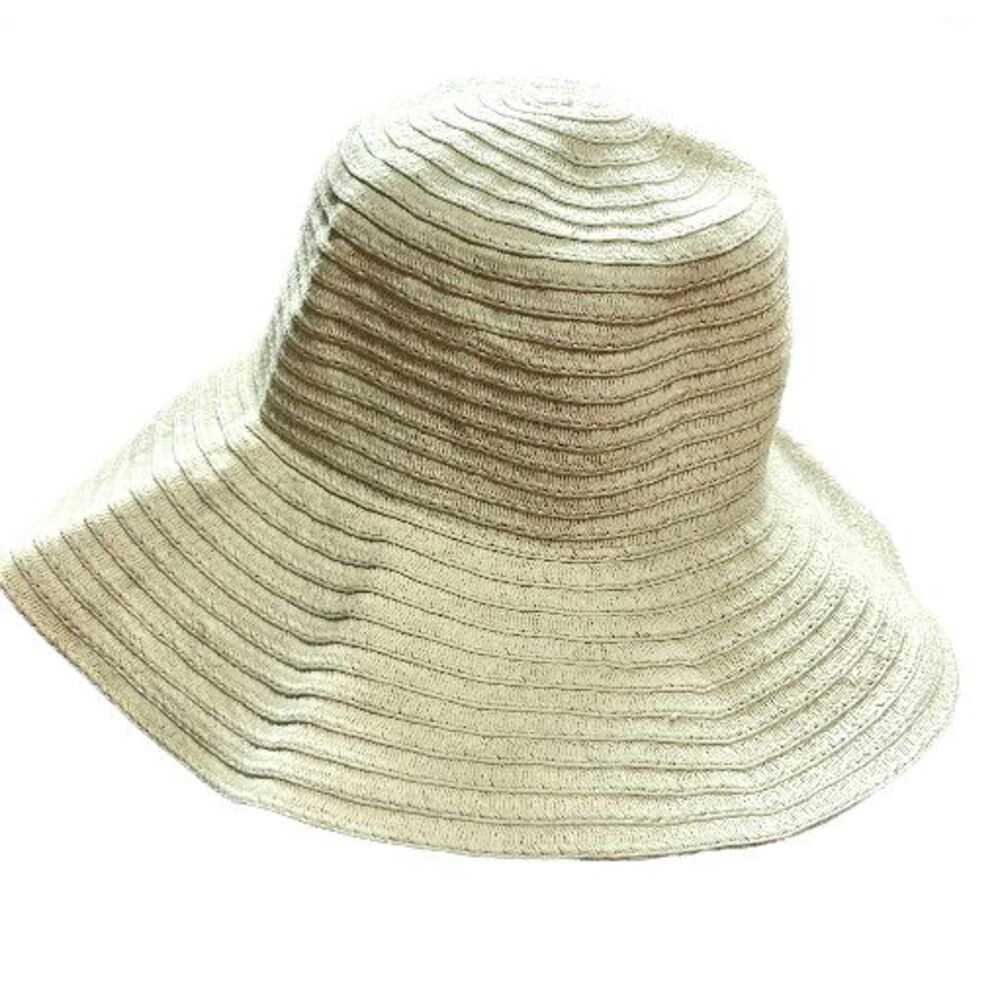 Smith And Hawken Womens Packable Straw Floppy Hat